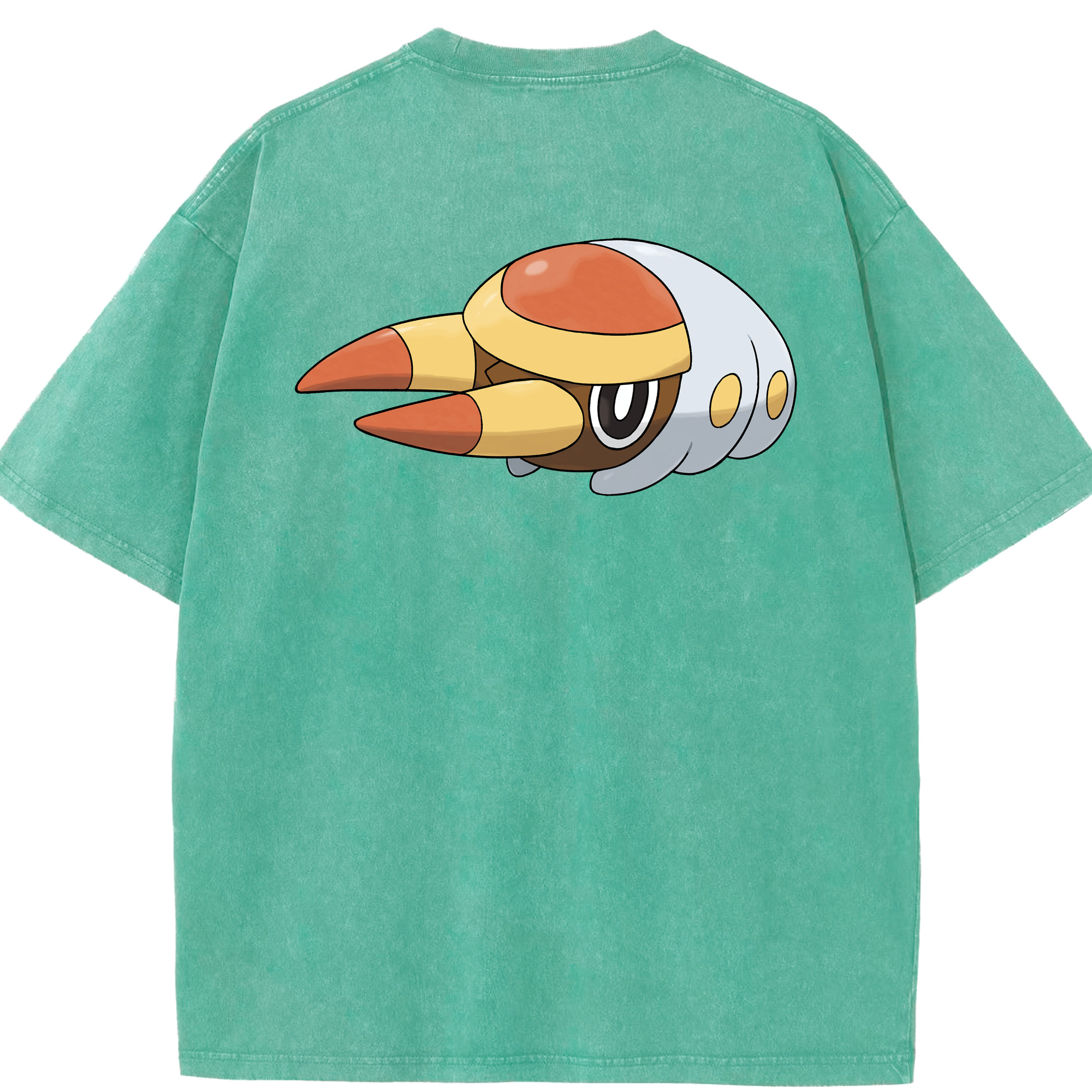 （画像用） ポケットモンスター Pokémon 綿100% ヴィンテージ風 半袖Tシャツ（背面プリント）